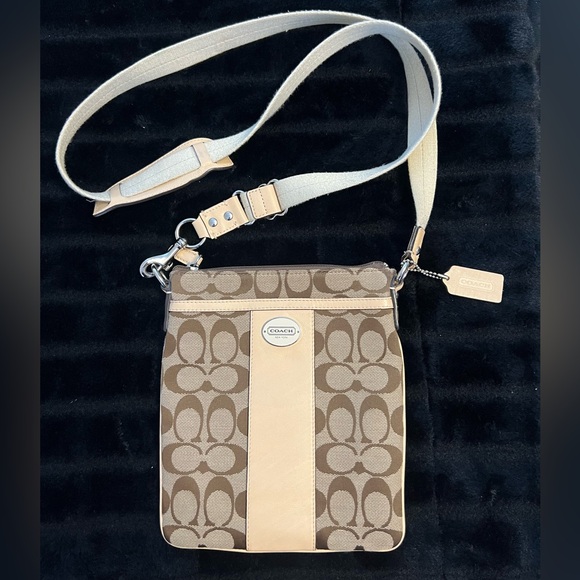 COACH LEGACY SIGNATURE SWINGPACK CROSSBODY PURSE - Picture 2 of 6